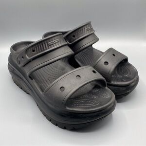 Crocs Mega Crush Sandals Black